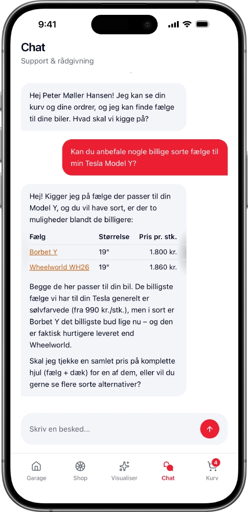 KeraTech App - AI Chat rådgivning